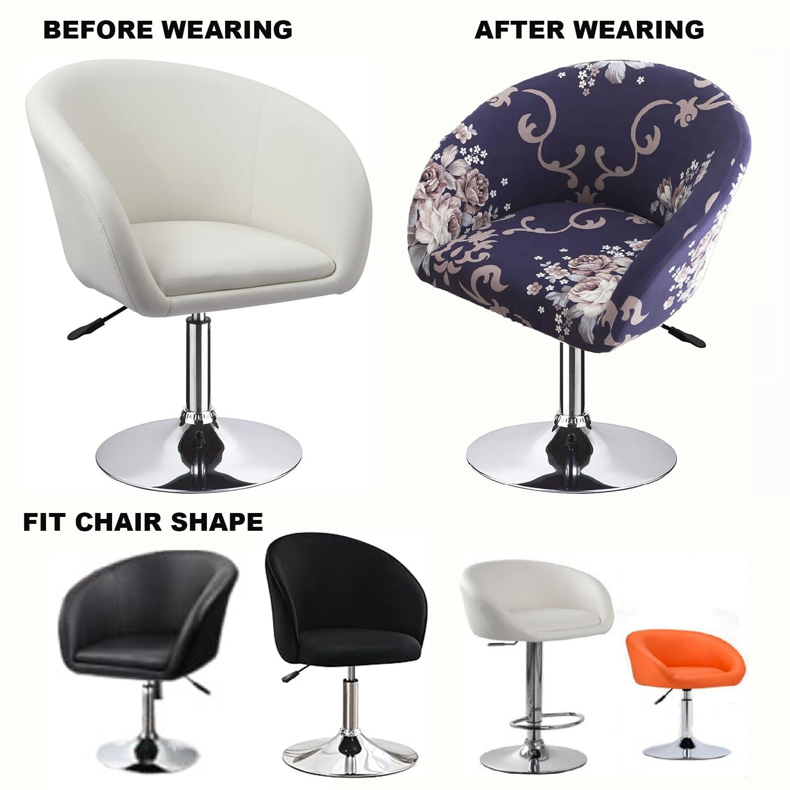 ダイニングチェア M-ROUND CHAIR | EM | COVERING Amazon.com: Round Back Dining Chair Cover Slipcovers,Curved Back